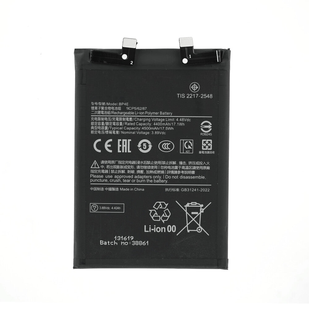 BP4E Akku für Xiaomi 13 Lite, Batterie Ersatzakku, 4000mAh wie Original