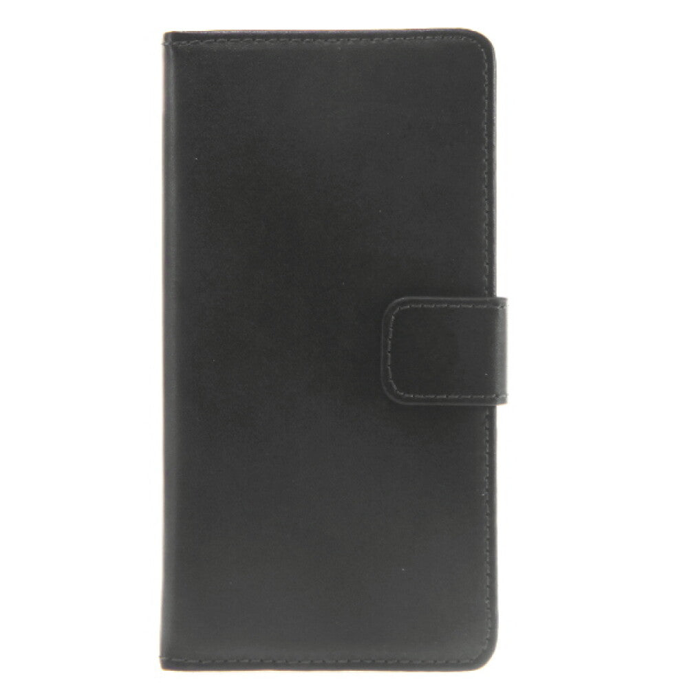 Leder Handyhülle für Sony Xperia Z2 Schwarz Tasche Schutz Case