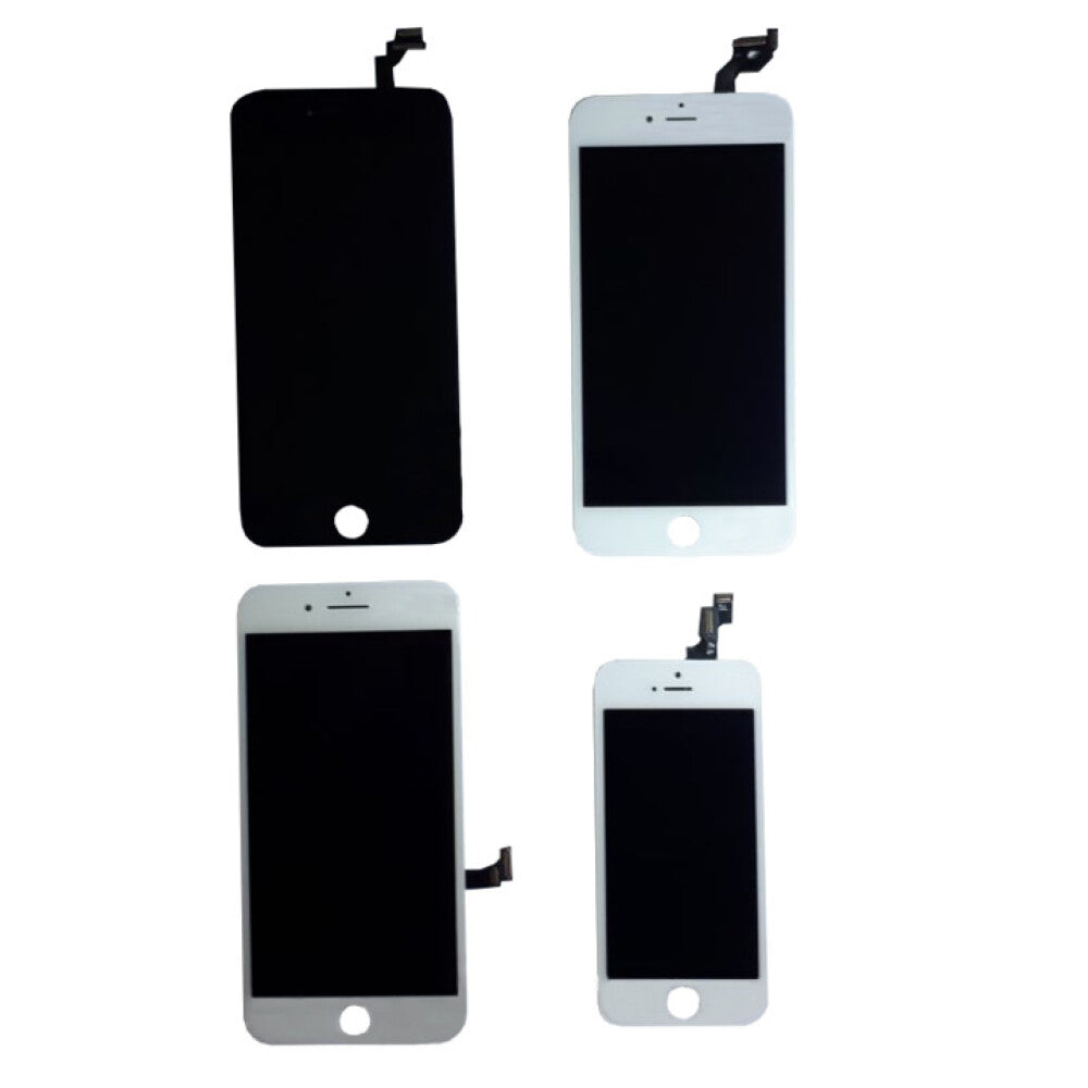 IPhone LCDs with mixed errors (stripes on the display)