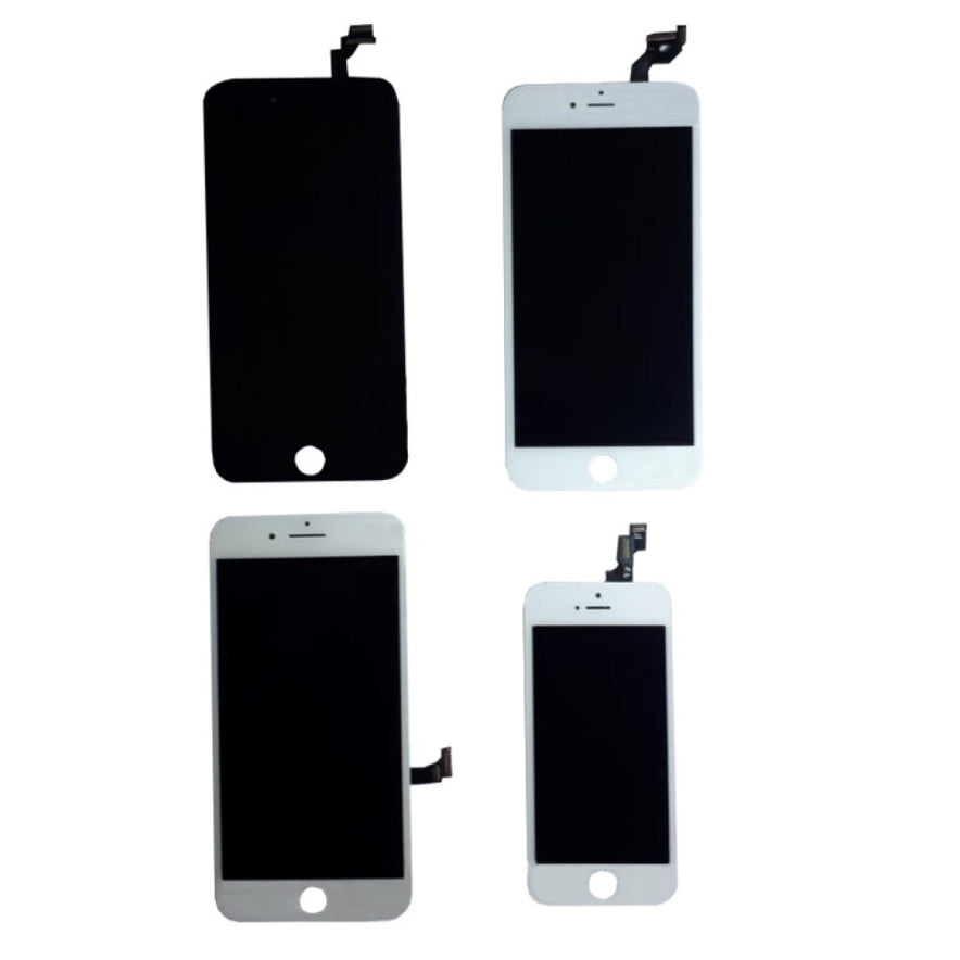 IPhone LCDs with mixed errors (stripes on the display)