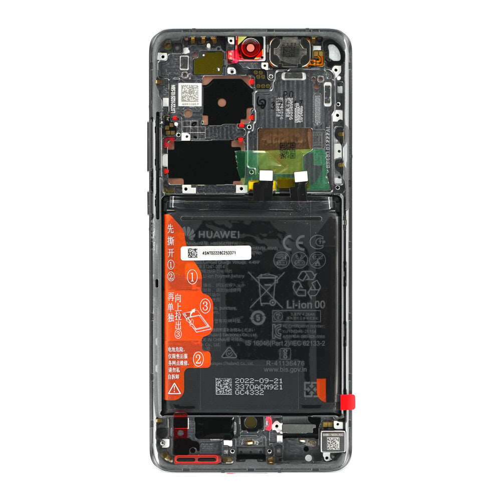 Original Display für Huawei P50 Pro LCD Schwarz 02354SNT