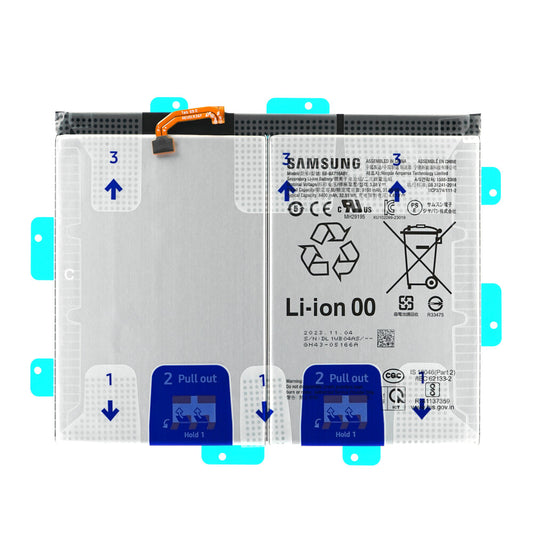 Original Akku Samsung Galaxy Tab S9 SM-X710 X716 EB-BX716ABY 8400mAh GH82-31774A