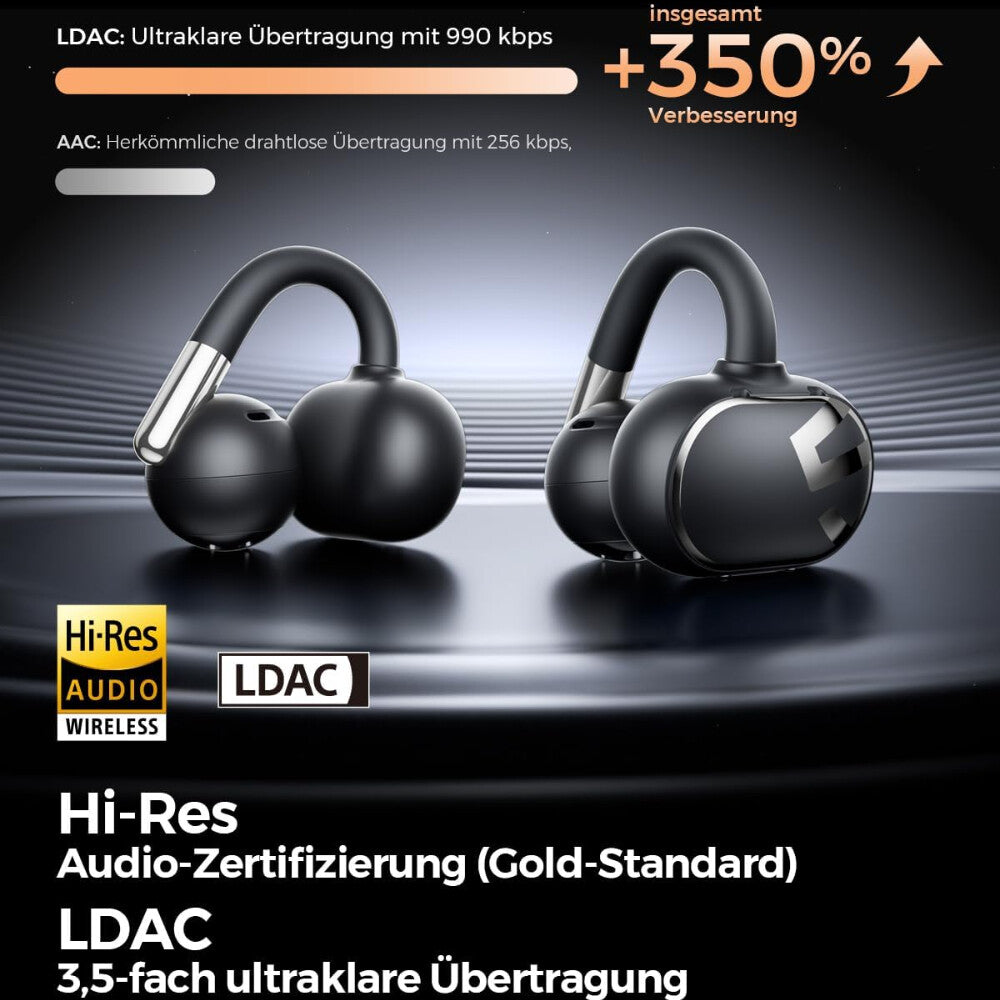 SoundPeats Clip1 TWS Headset schwarz