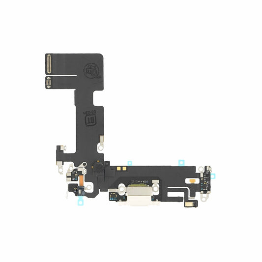 Ladebuchse für iPhone 13 Weiß Lightning Flexkabel Dock Connector Ersatz