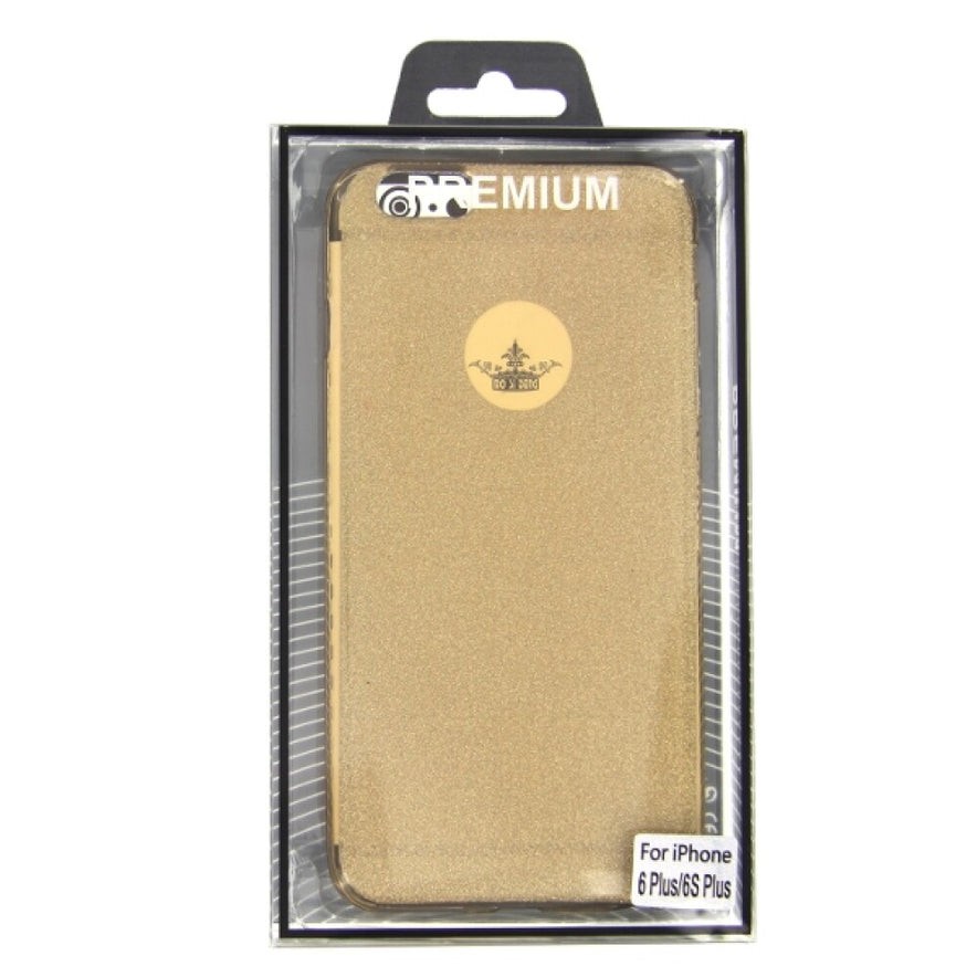 TPU Handyhülle für iPhone 6 6S Plus gold Glitzer Schutzhülle Tasche