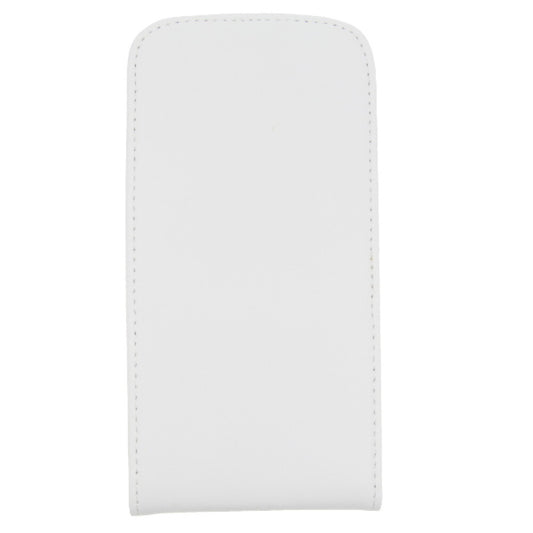 Slim Leder Flip Handyhülle für Samsung Galaxy S3 I9300 Weiß