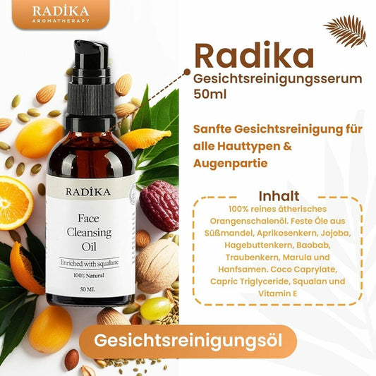 Radika BIO Gesichtsreinigungsöl & Make-up-Entferner vegan 50ml | Cleansing Oil