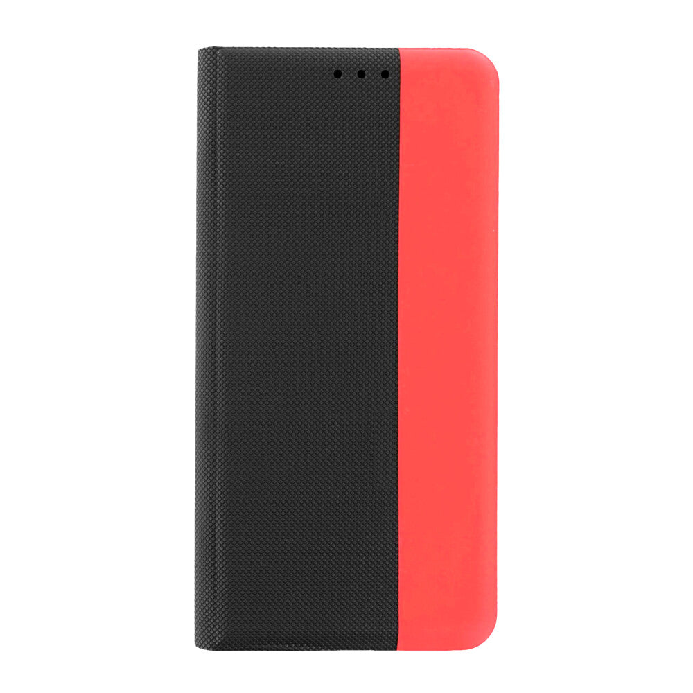 prio Schutzhülle / Tasche / Case für Samsung S20 schwarz-rot