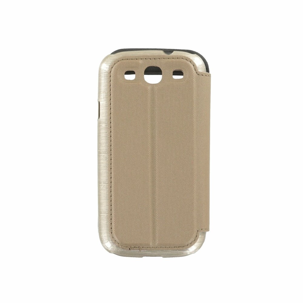 Original Flip Handyhülle für Samsung Galaxy S3 Gold