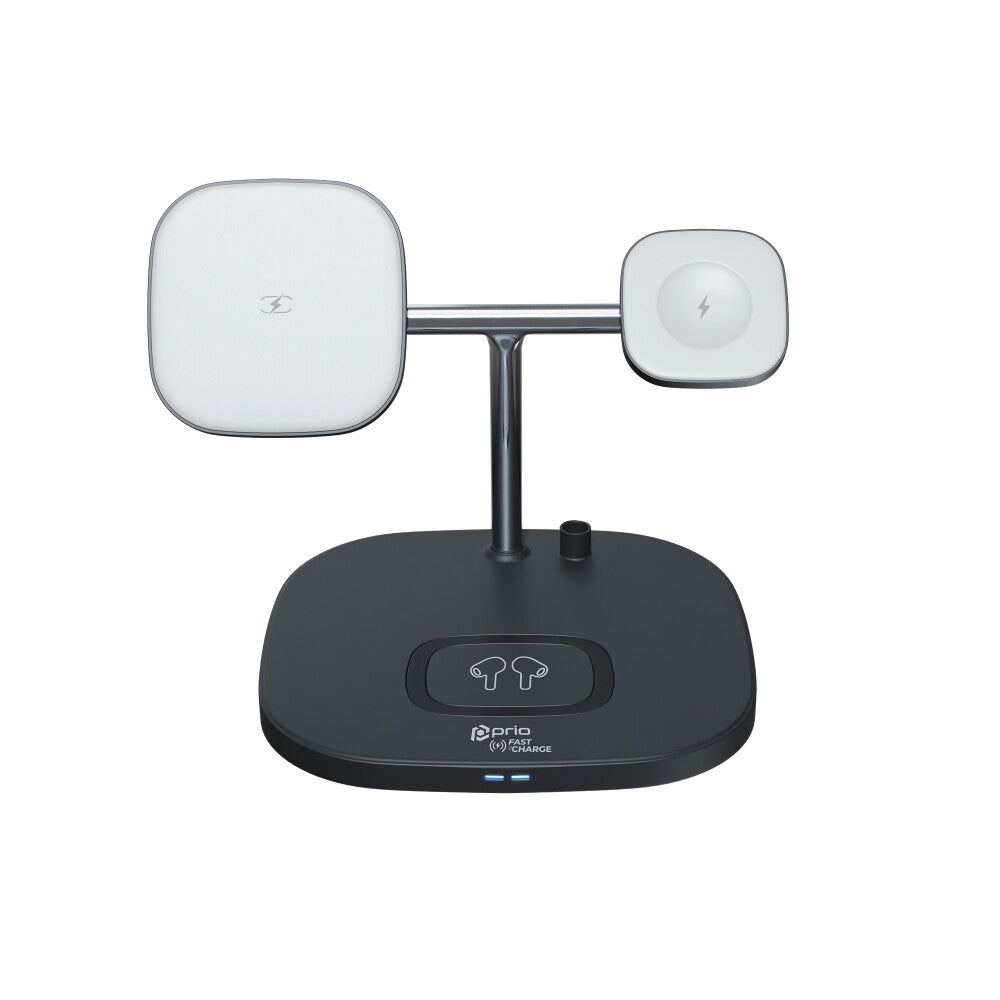 prio 4 in 1 magnetischer kabelloser Ladeständer (15 W)