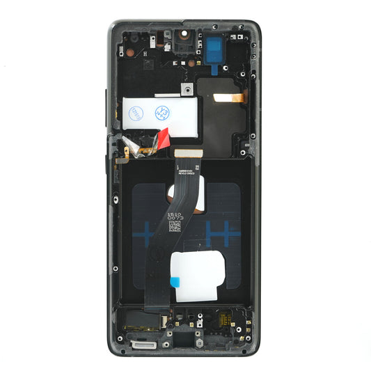 Display (Hard OLED) + Rahmen für Samsung G998 Galaxy S21 Ultra Phantom black