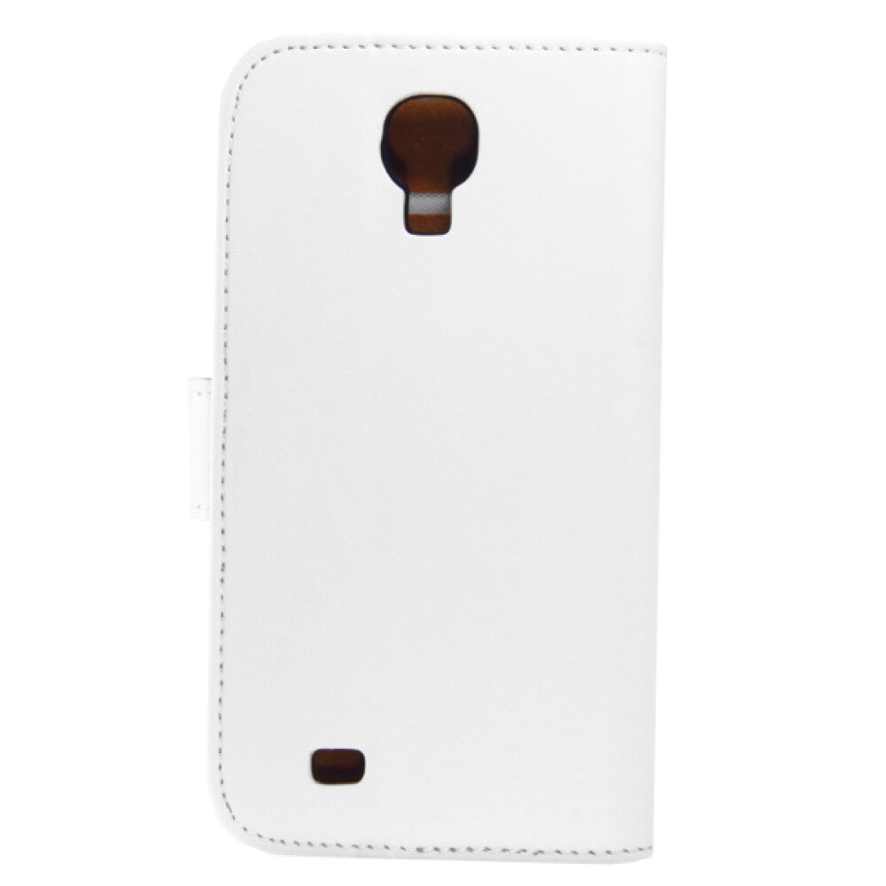 Leder Handyhülle für Samsung Galaxy S4 Weiß 4250710503797