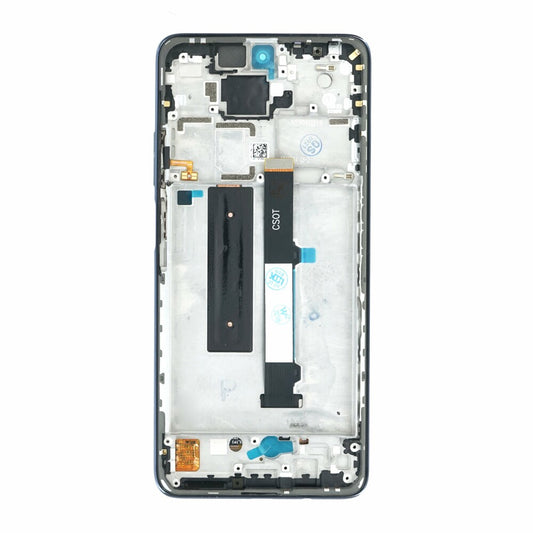 Display-Einheit + Rahmen für Xiaomi Mi 10T Lite 5G pearl grey