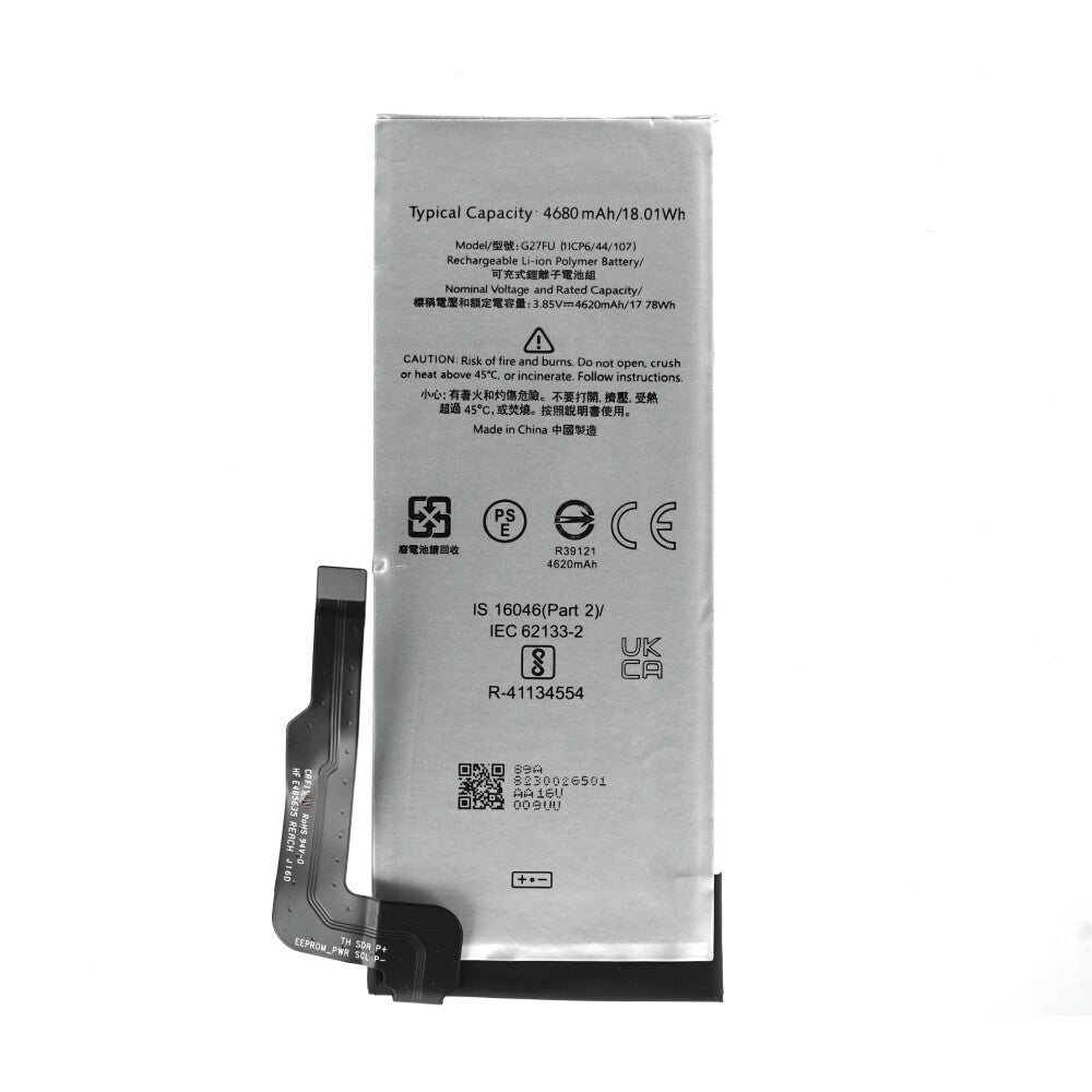 G27FU Akku für Google Pixel 5a 5G wie Original Batterie Ersatzakku