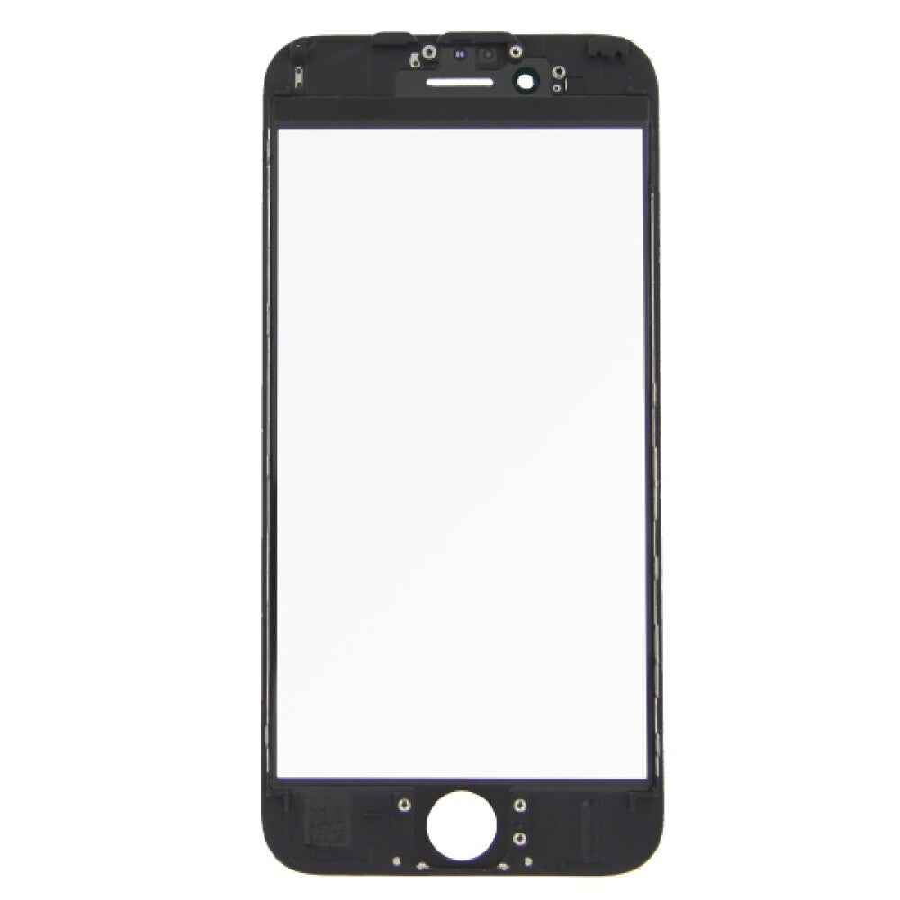 Displayglas für iPhone 6s schwarz Panzerfolie Displayschutz