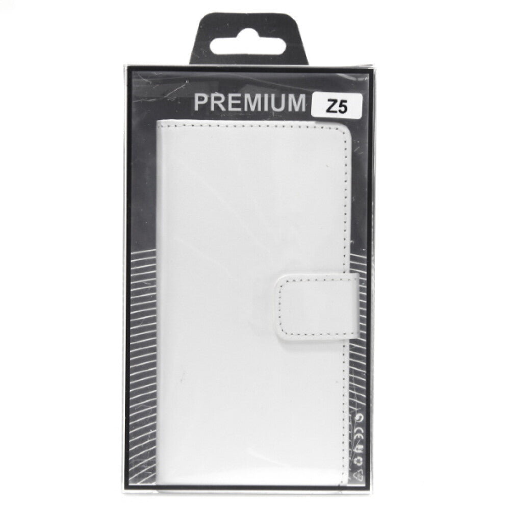 Book Case Handyhülle für Sony Xperia Z5 Weiß 4250710565245