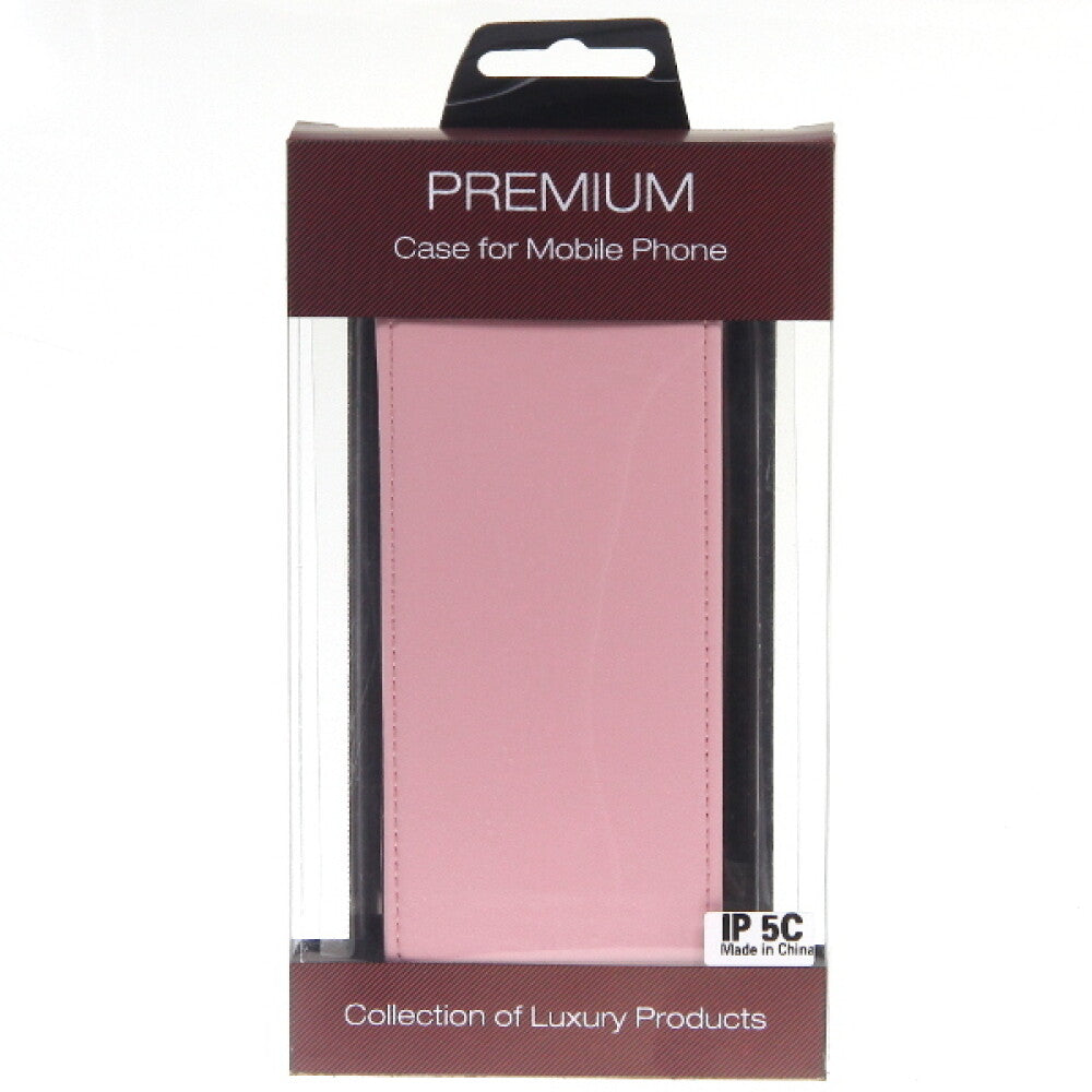 Slim Flip Hülle / Etui / Case / Cover / Handytasche / Wallet iPhone 5c rosa