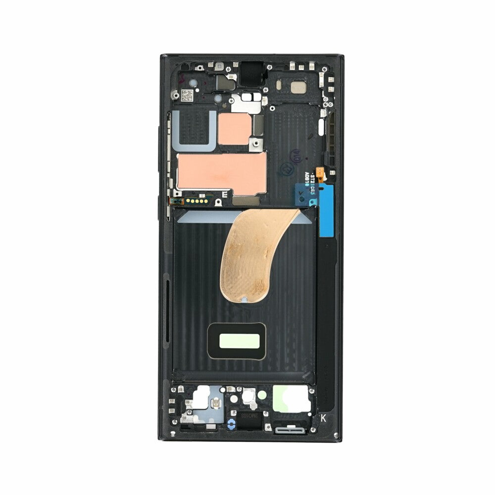 Original Mittelrahmen für Samsung Galaxy S23 Ultra S918 schwarz GH96-15833A
