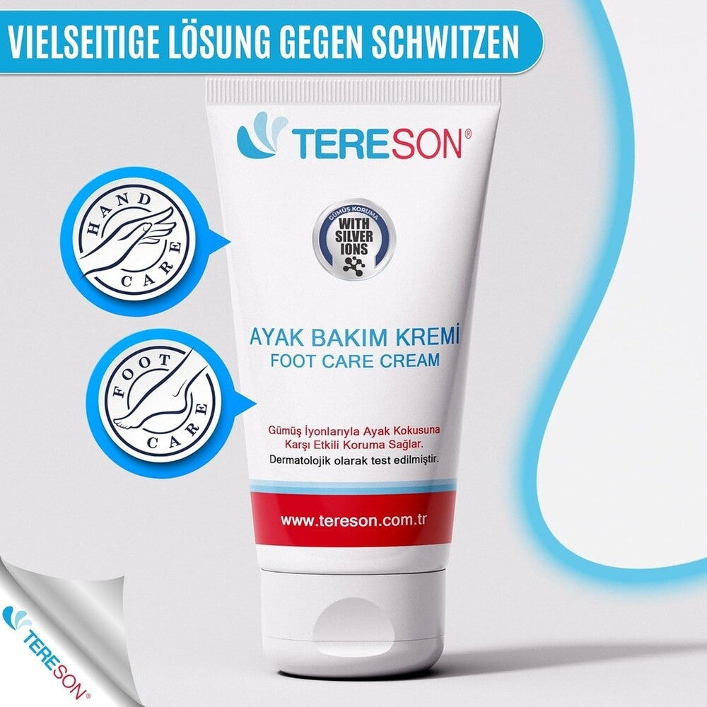 Fußcreme gegen Fußgeruch 50ml – Unisex, Feuchtigkeit & Frische für Füße