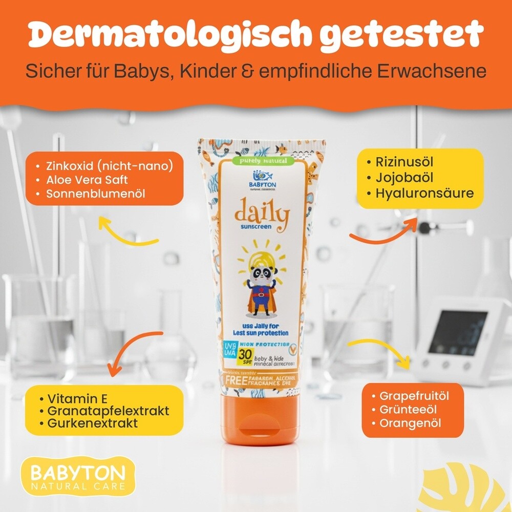 Babyton Mineralische Tagessonnencreme für Babys und Kinder LSF 30 Hauptbild