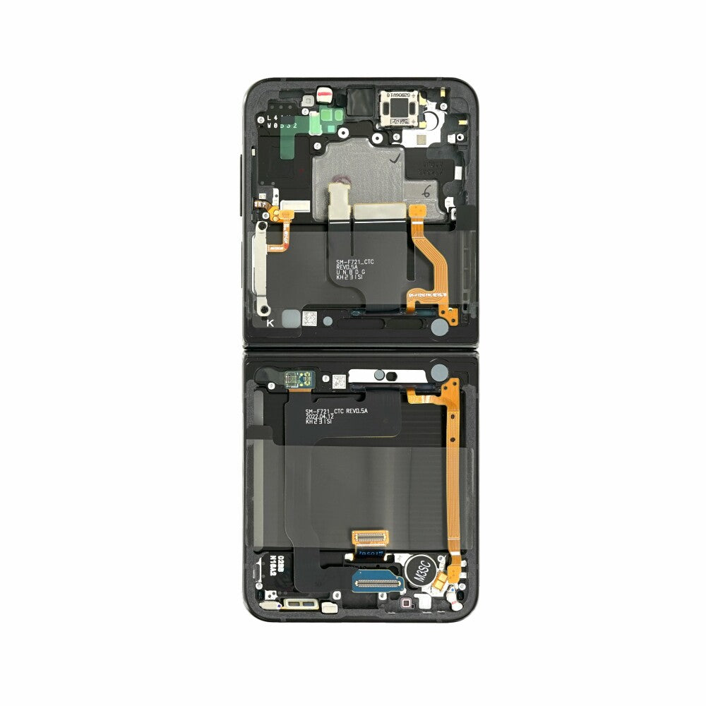 Original Display für Samsung Galaxy Z Flip4 5G Schwarz LCD + Rahmen GH82-29440E