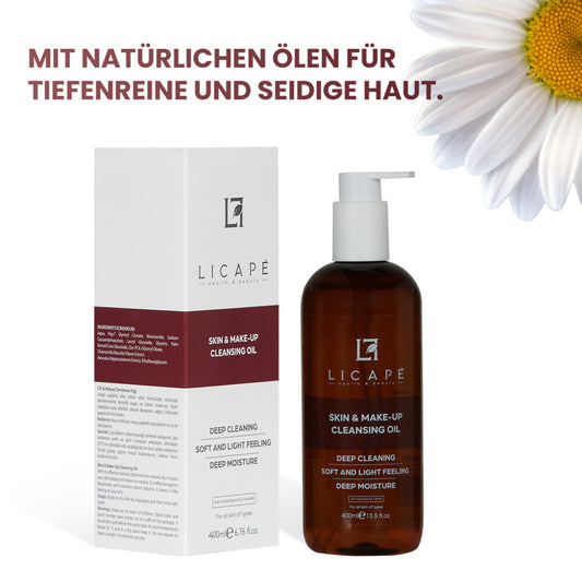 Licape| Reinigungsöl Gesicht | 400 ml | Abschminken & Gesichtsreinigung