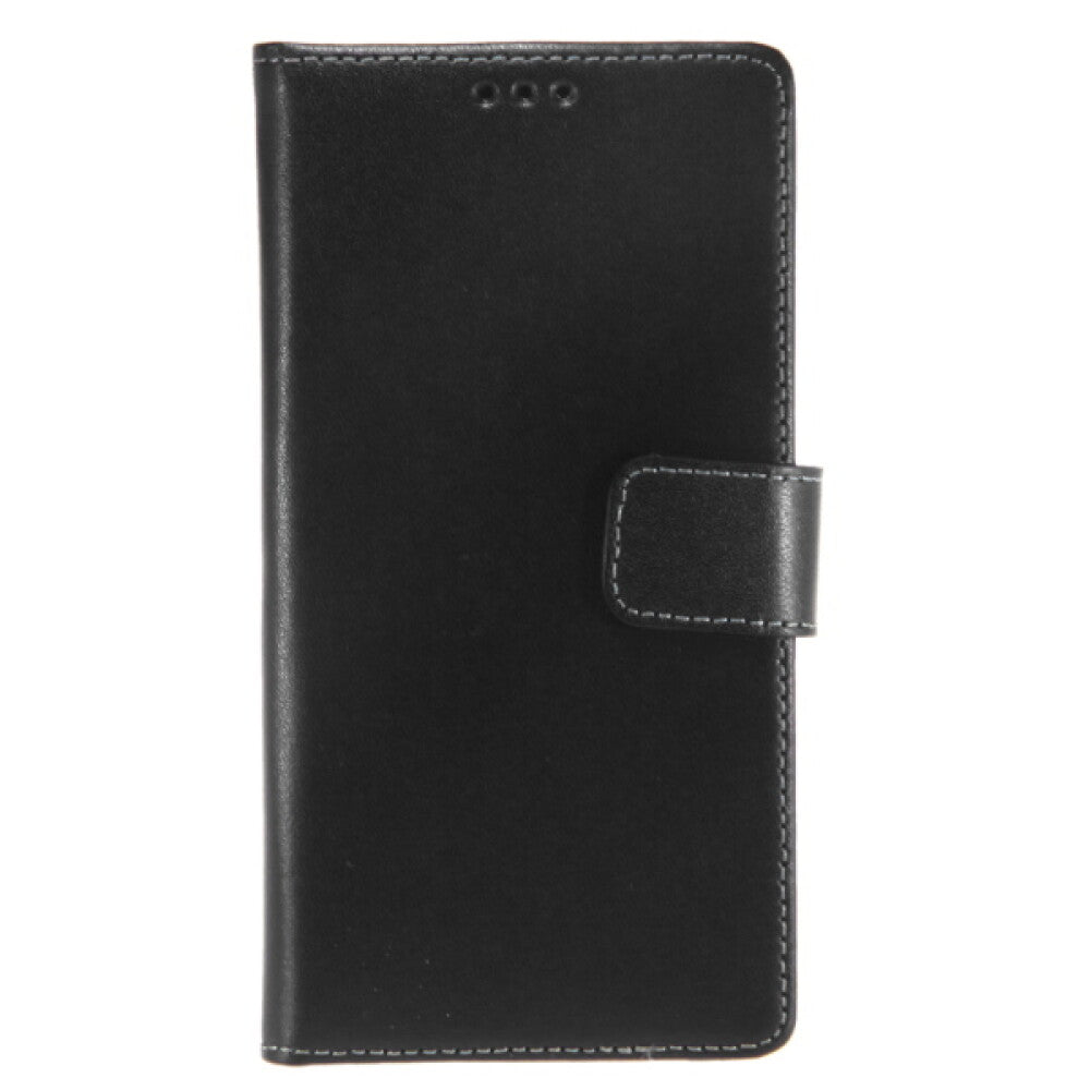 Book Case Handyhülle für Galaxy A700 Schwarz Leder 4250710560868