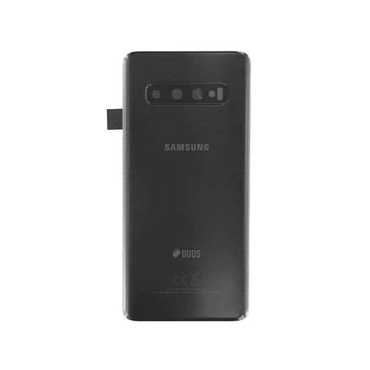 Original für Samsung Galaxy S10 Duos Akkufachdeckel G973FDS Schwarz GH82-18381A
