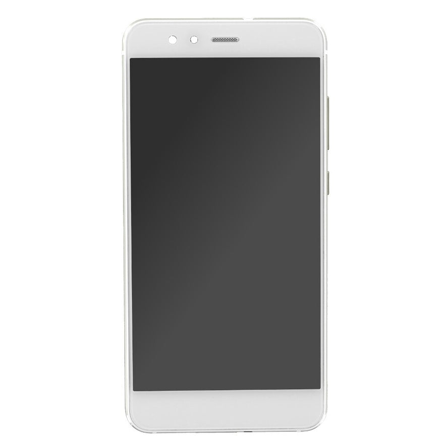Displayeinheit + Rahmen für Huawei P10 Lite weiß, ohne Logo