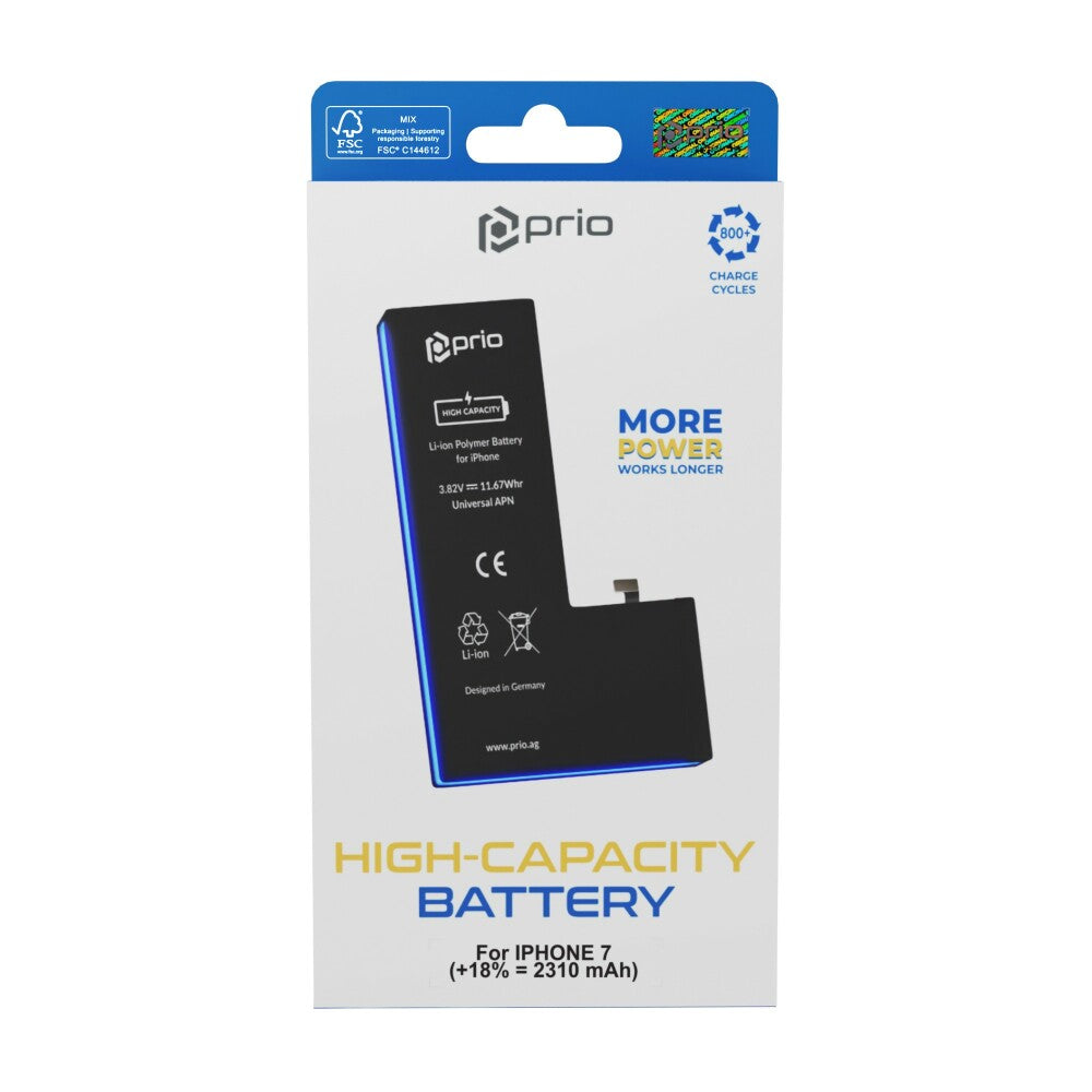 prio Hochleistungsakku für iPhone 7 (2310 mAh) - Universal APN -
