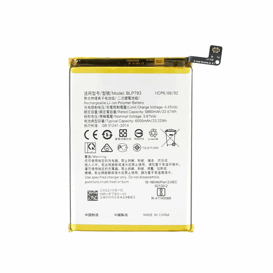BLP793 Akku für Oppo Realme C12 C15 6000mAh Ersatzakku