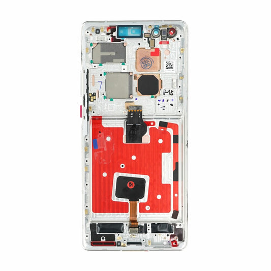 OEM display unit + frame for Huawei Mate 40 Pro silver