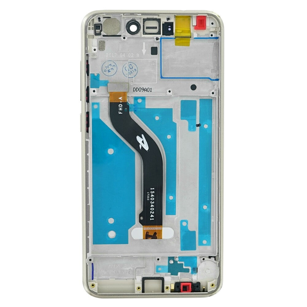 Display für Huawei P8 Lite 2017 LCD + Rahmen Gold Bildschirm Touch