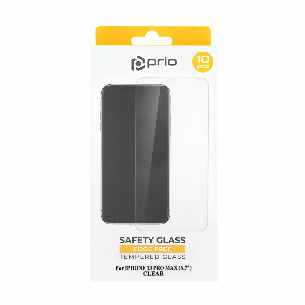 prio 10x Displayschutzglas für iPhone 14 Plus/13 Pro Max transparent