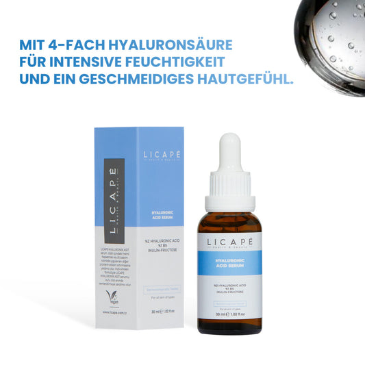 Hyaluron Serum 30 ml – Feuchtigkeit, Straffung & Pflege mit Panthenol & Peptiden