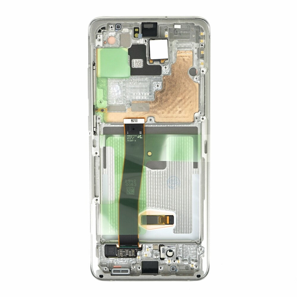Original Display für Samsung Galaxy S20 Ultra G988B LCD +Rahmen weiß GH82-26032C