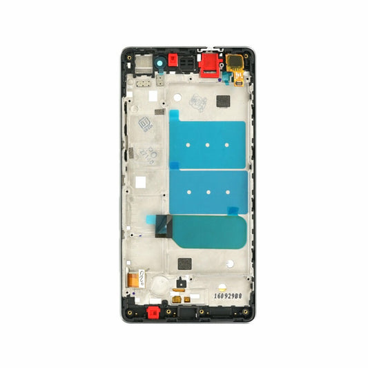 Displayeinheit + Rahmen für Huawei P8 Lite schwarz