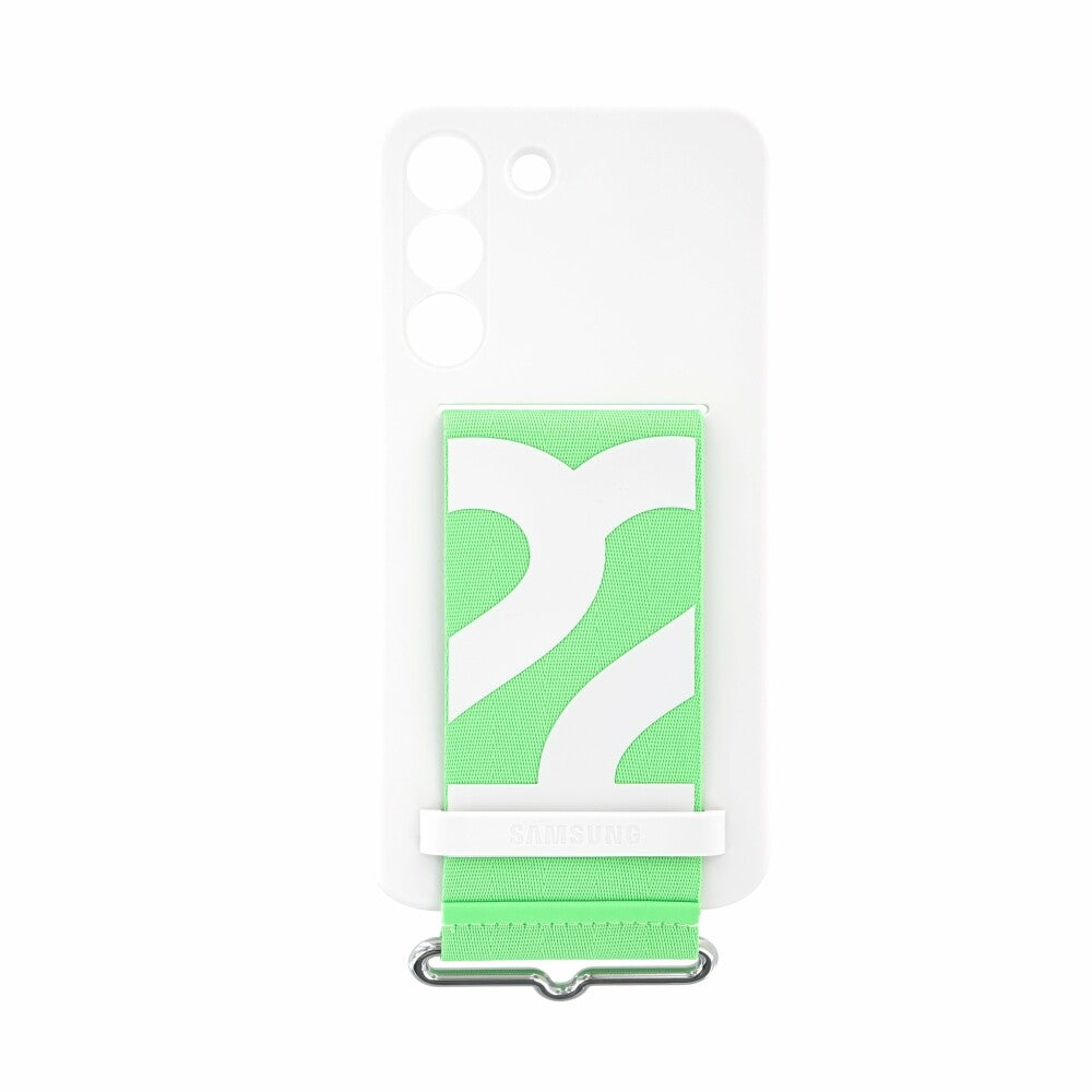Original Silikonhülle für Samsung Galaxy S22 Weiß EF-GS901TWEGWW