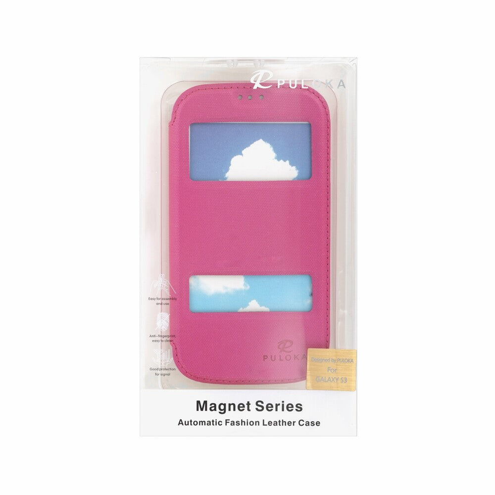 Original Flip Hülle für Samsung Galaxy S3 Pink Handy Tasche Schutz Case