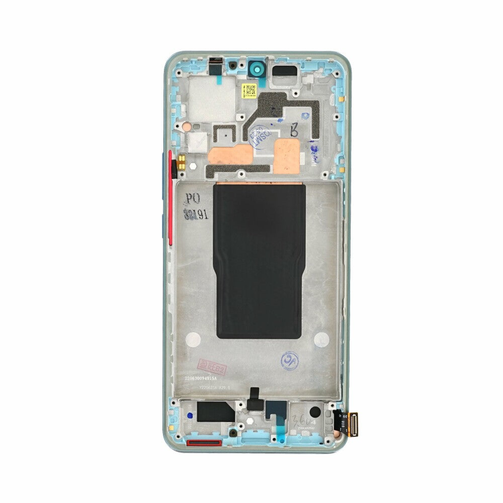 Display + Rahmen für Xiaomi 12T Pro blau