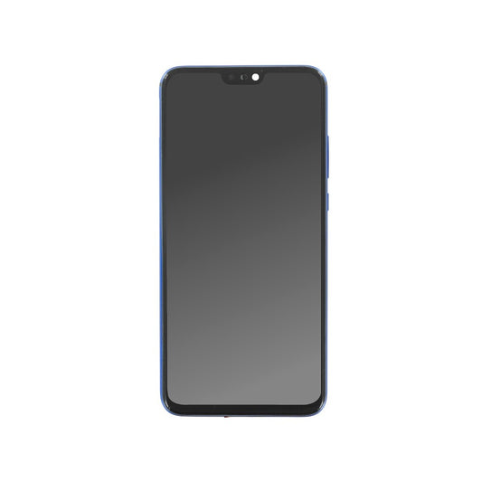 Displayeinheit + Rahmen Huawei Honor 8X/Honor View 10 Lite blau, ohne Logo