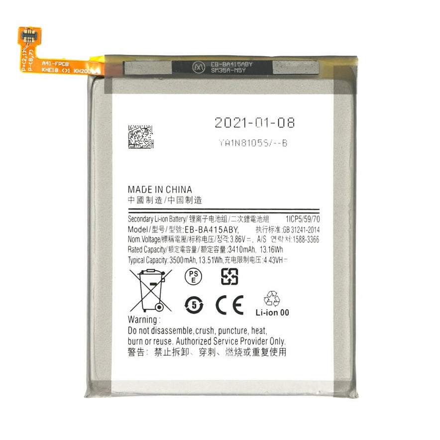 Akku für Samsung Galaxy A41 3000mAh EB-BA415ABY Batterie Ersatzakku wie Original