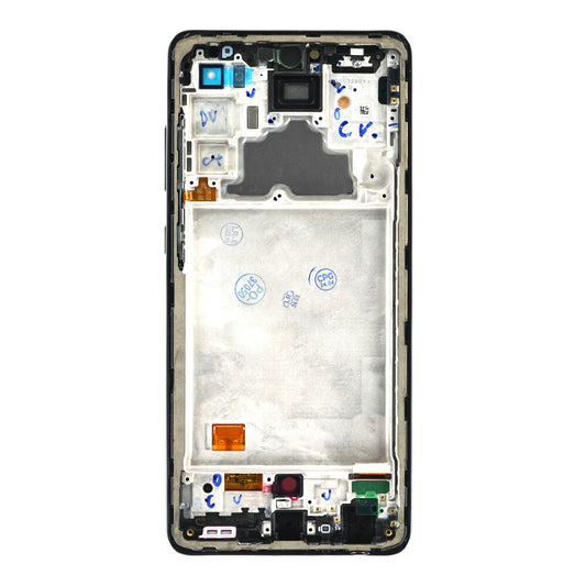 Display für Samsung Galaxy A72 4G Schwarz LCD + Rahmen Touch Ersatz
