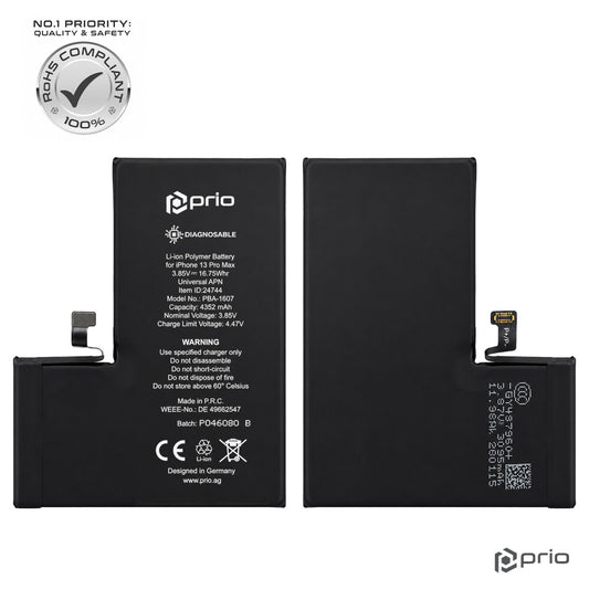 prio Diagnosefähiger Akku für iPhone 13 Pro Max