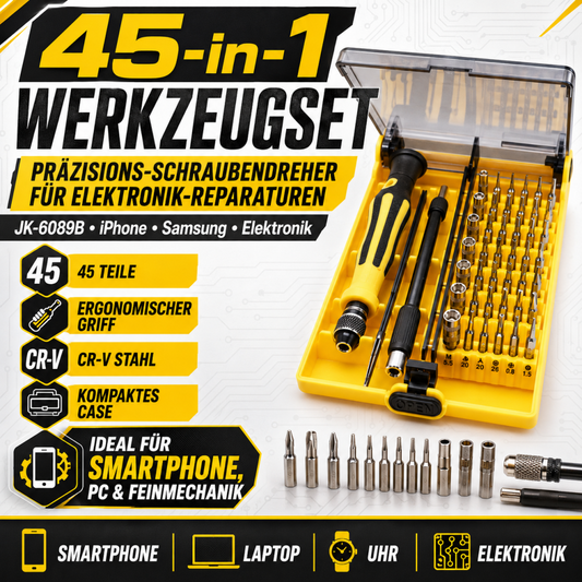 Werkzeugsatz 45 in 1 für Smartphone Reparatur JK6089-B