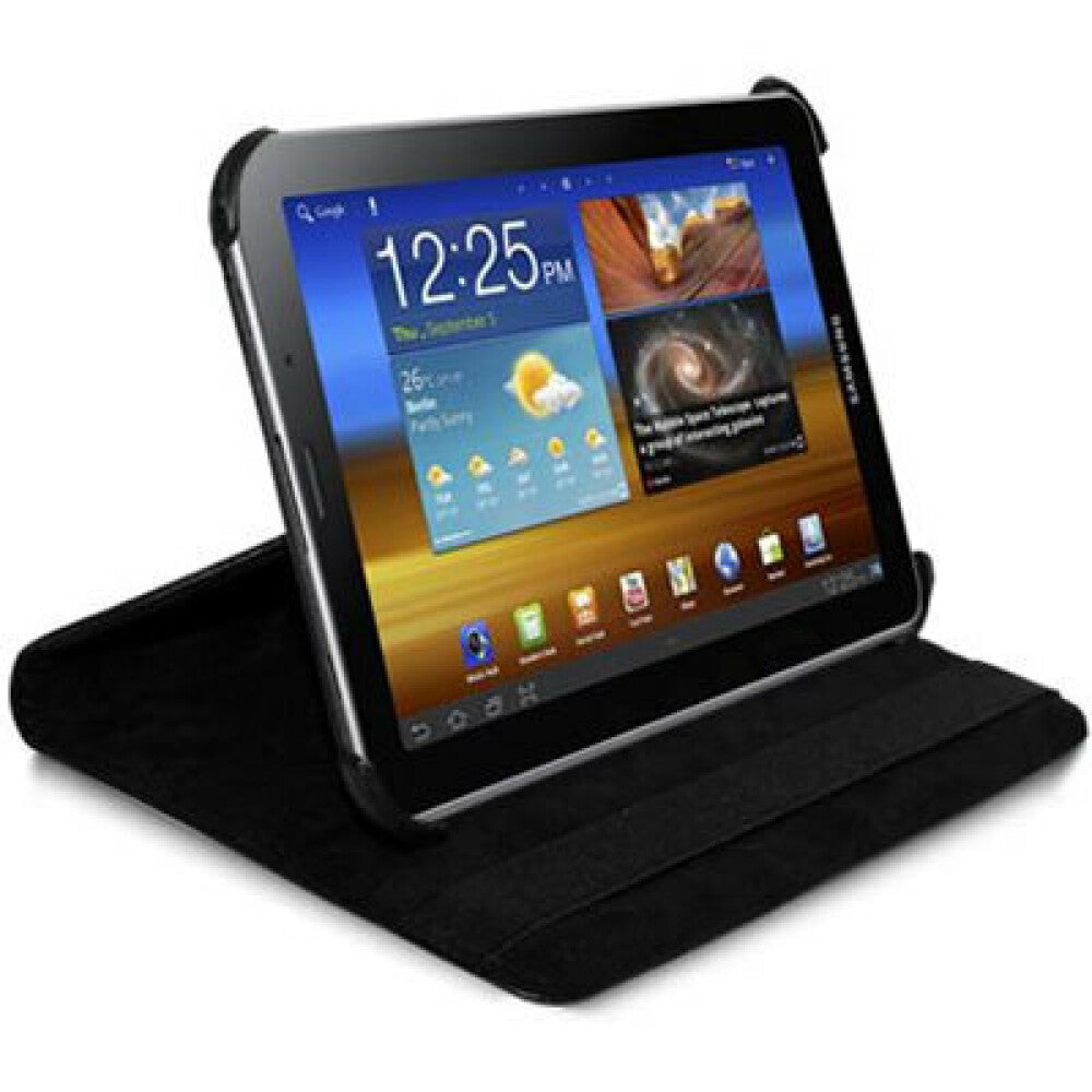 Book Case Handyhülle für Samsung Galaxy Tab 7.0 360° Drehbar Schwarz