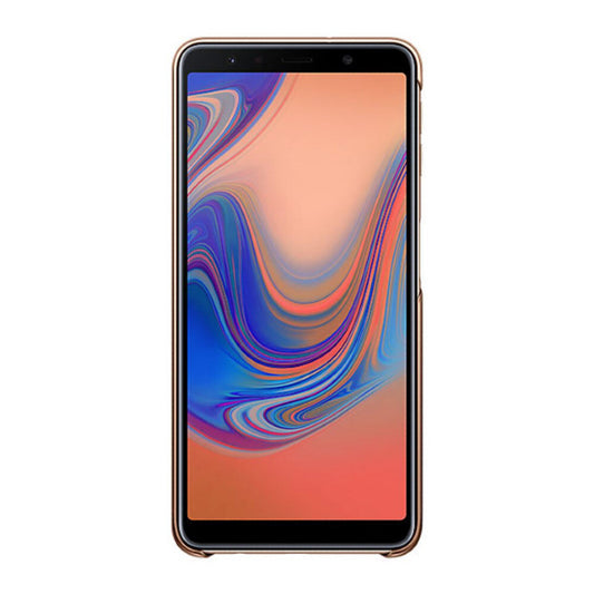 Original Hardcover Handyhülle für Samsung Galaxy A7 2018 Gold EF-AA750CFEGWW