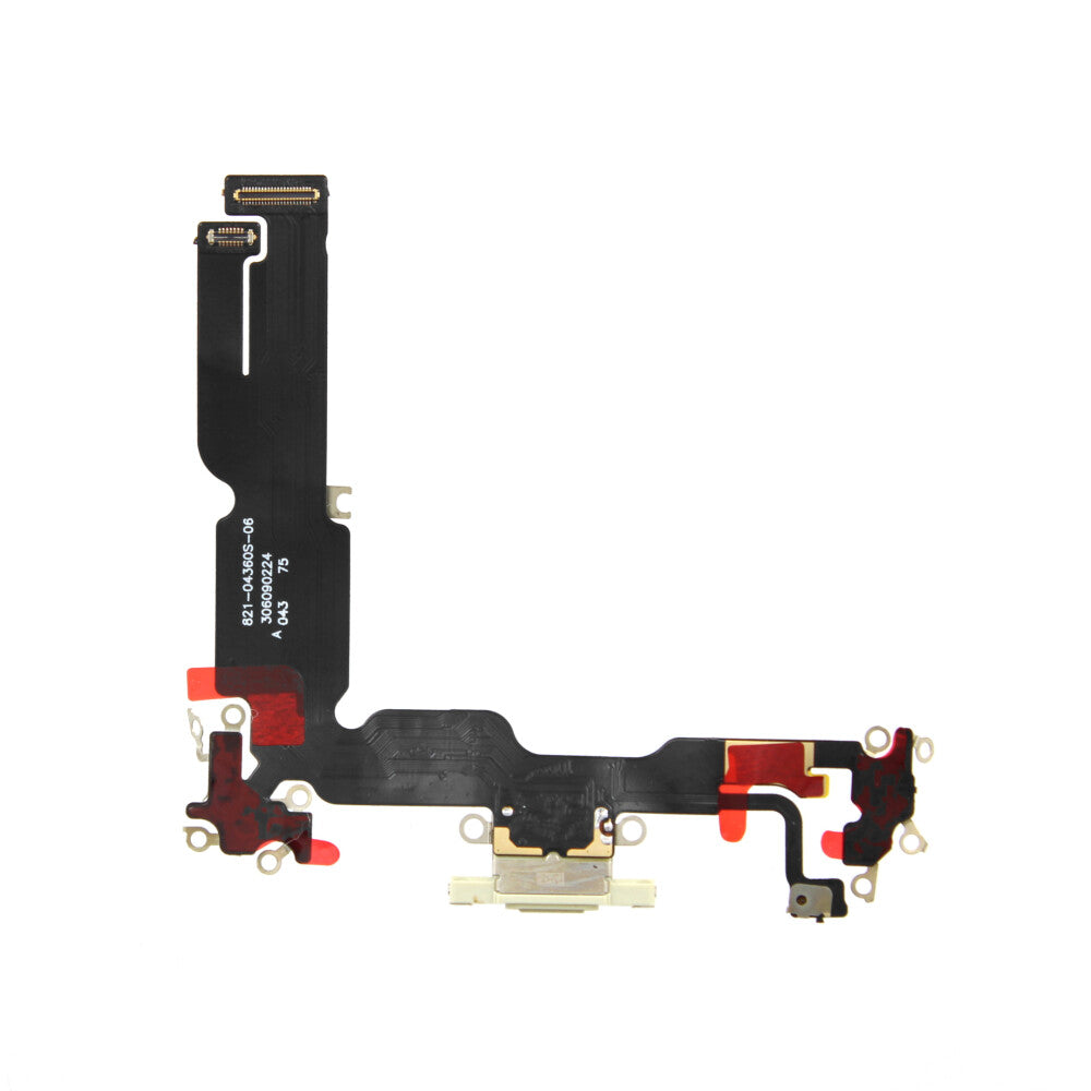 Ladebuchse für iPhone 15 Plus Gelb Flex Ersatzteile Dock Connector