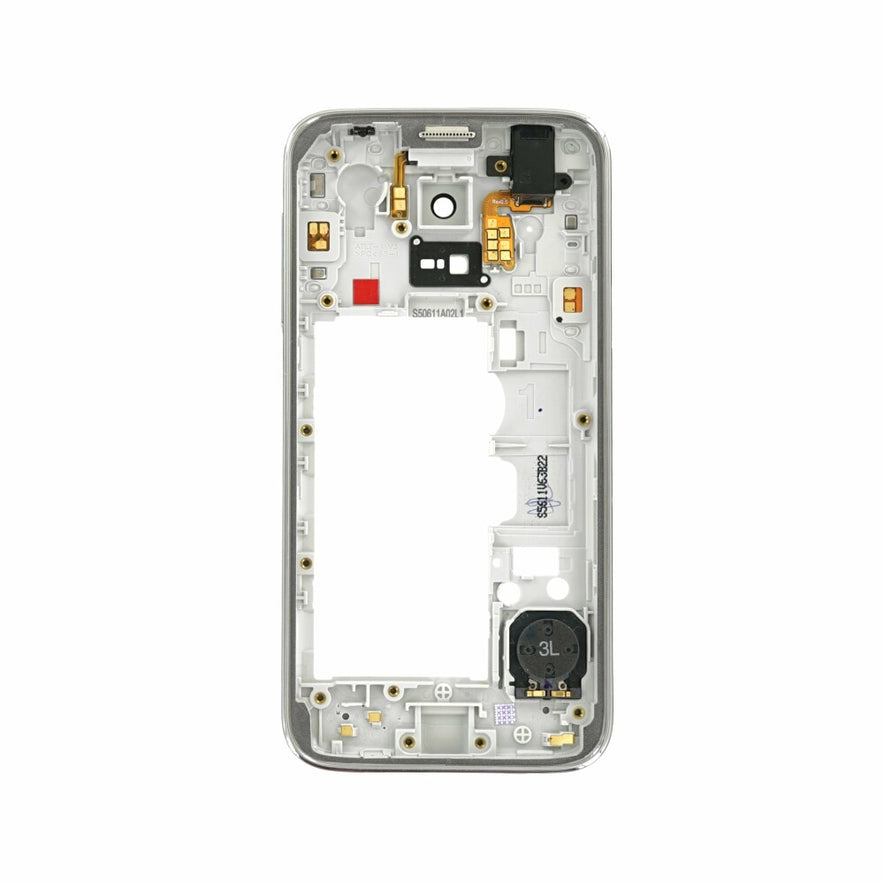 Samsung Galaxy S5 Mini G800 Mittelgehäuse Weiß
