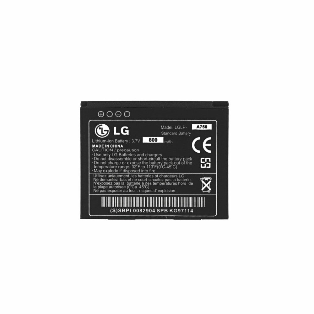 Original LGIP-A750 Akku für LG KB6100 KE820 KE850 KG99 Prada SBPL0082904